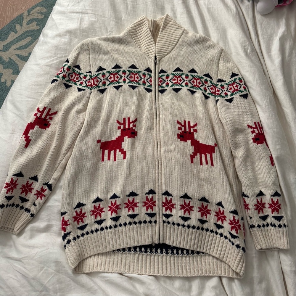MENS XL Hanna Andersson Dear Deer Sweater DISCONTINUED